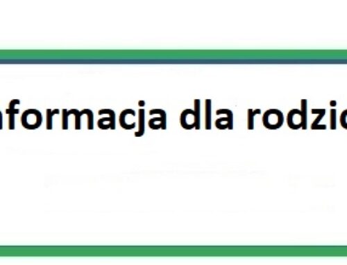 Informacja dla rodziców dzieci przyjętych do kl. I SP nr 3 im. A. Mickiewicza w Ostrołęce